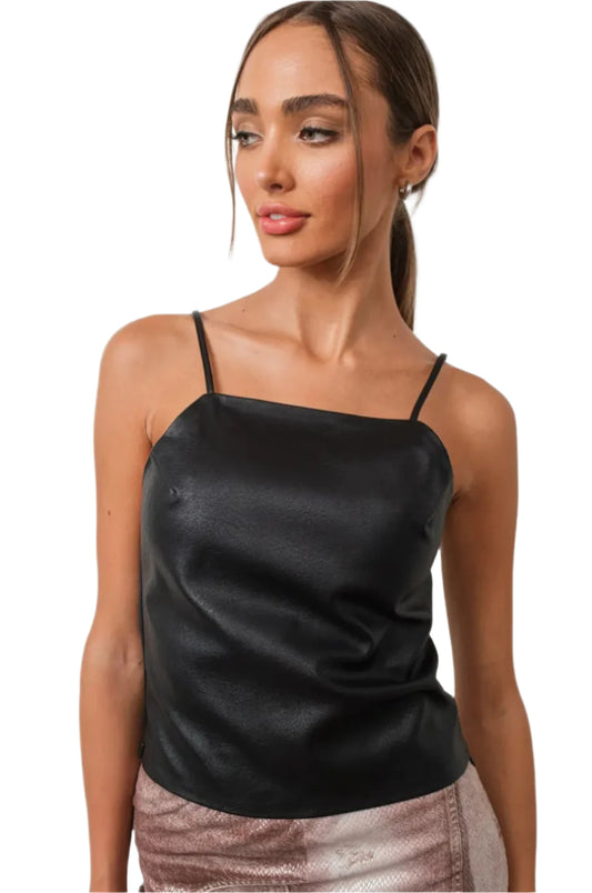 Leather Top